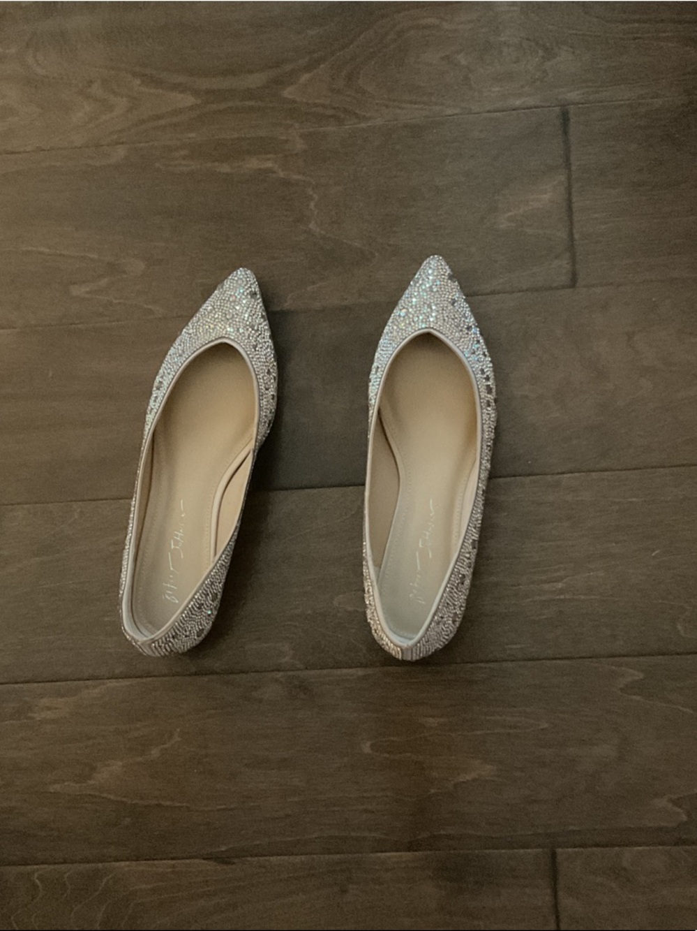 Betsey Johnson jeweled ballet flat
